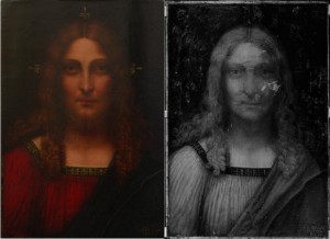 Il volto di Cristo  - Riflettografia a Scanner - Art-Test Firenze